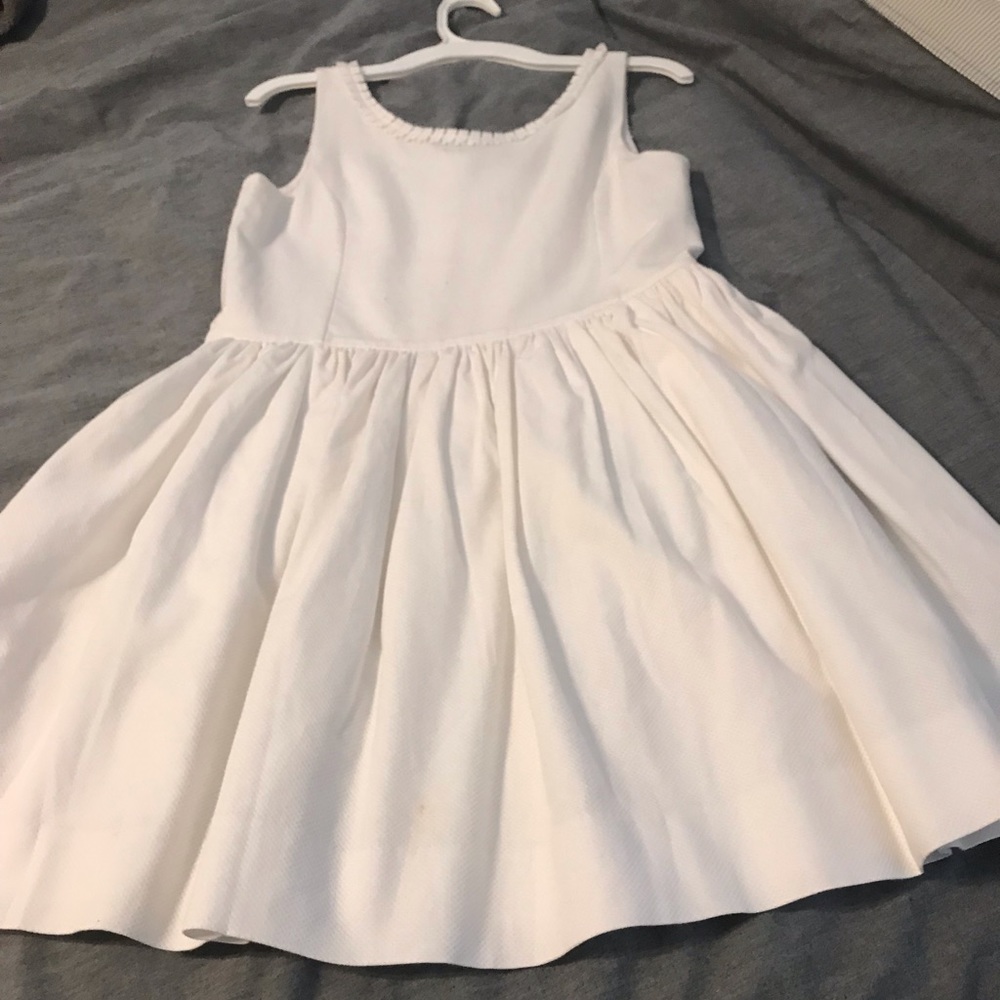 Girls White Polo dress